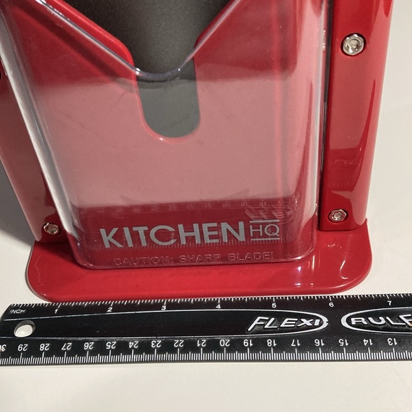 KITCHEN HQ BRAND NEW RED BAGEL SLICER - Picture 9 of 11